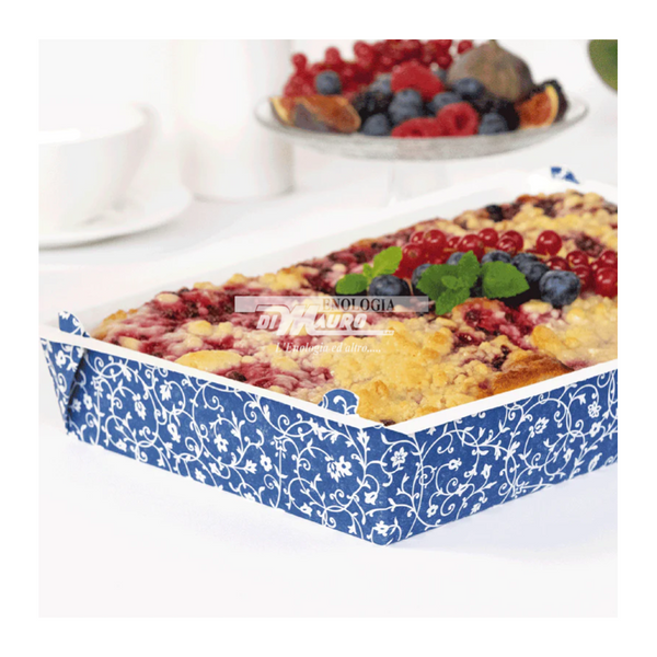 Stampo Teglia Rettangolare Blu Lt. 2,4 - 2 Pz.