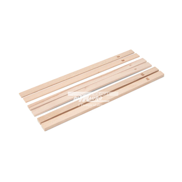 Spessori In Legno Per Frolla 3 misure - Cm 35 - Conf. 6 pz