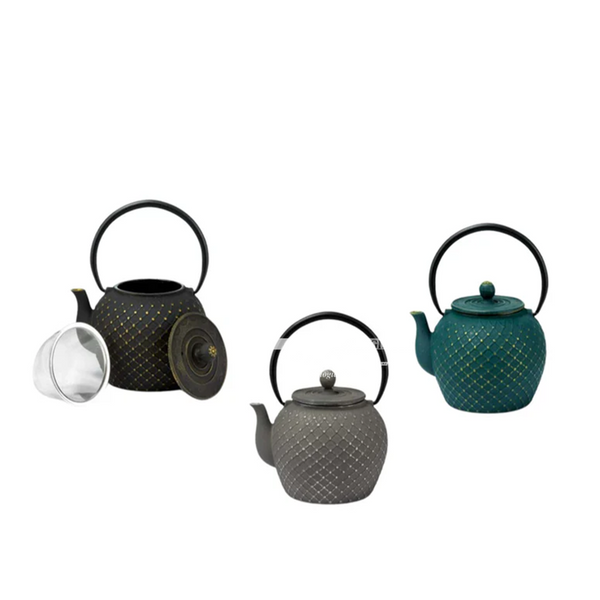 Japan Tea Teiera Ghisa con filtro Nera - Lt 1,2