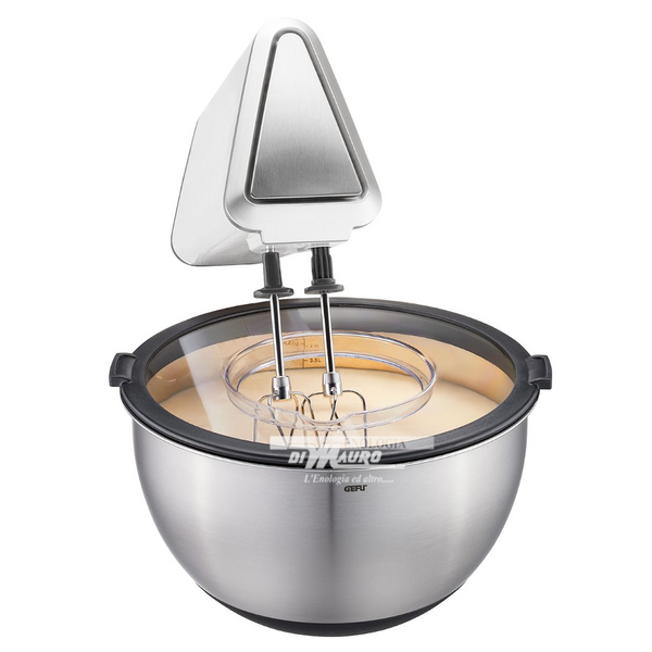 Set 2 Ciotole Inox Con Coperchio Antischizzi - Muovo