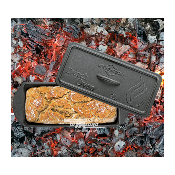 Stampo Plumcake BBQ Ghisa - Dutch Oven Lt 3