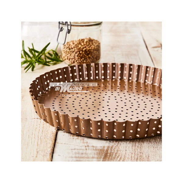 Stampo Quiche, Pizza o Crostata Perforato - Ø 30