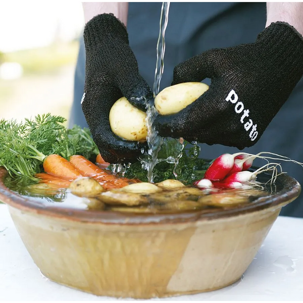 Guanti per pulire le Patate