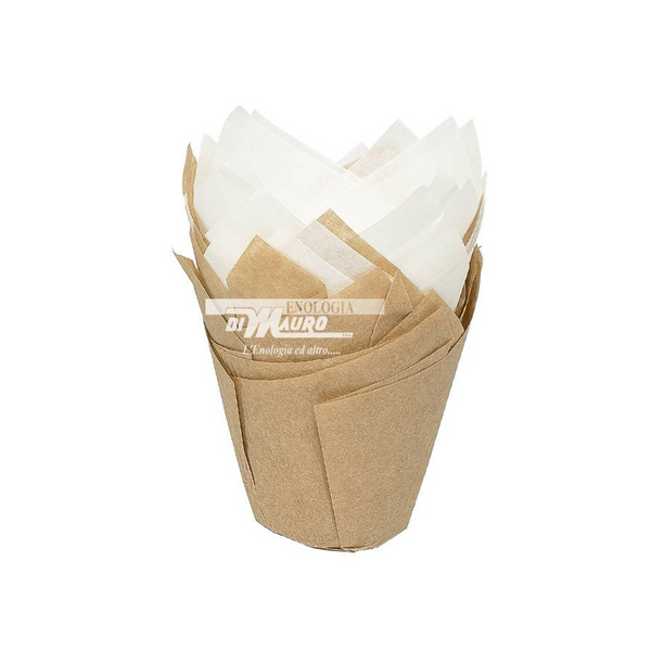 Pirottini Tulipano Muffin e Cupcake - 12 Pz.