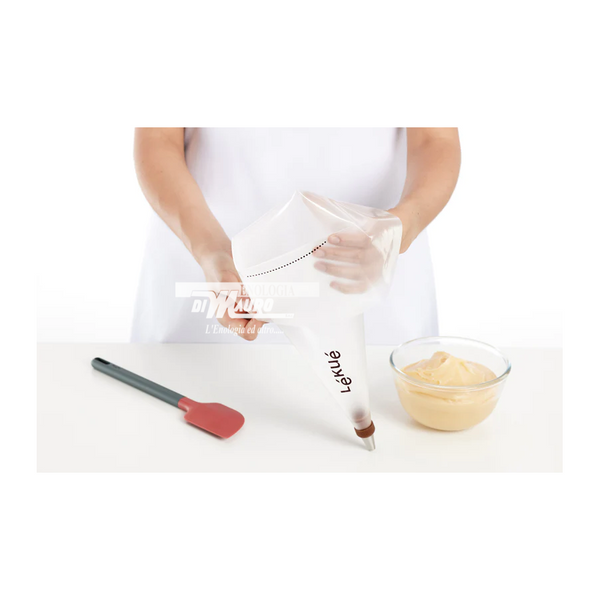 Sac à poche in silicone con 3 beccucci - Cm 21x40