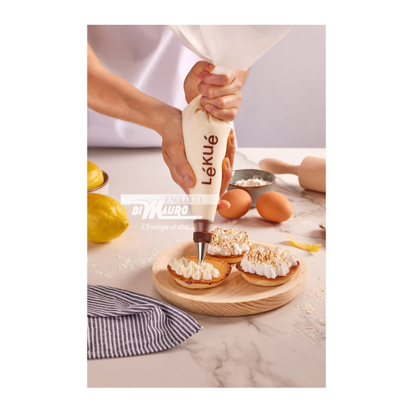 Sac à poche in silicone con 3 beccucci - Cm 21x40