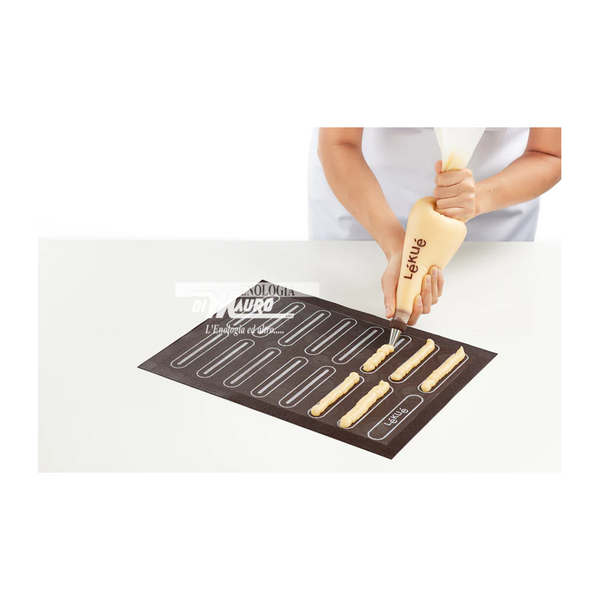 Sac à poche in silicone con 3 beccucci - Cm 21x40