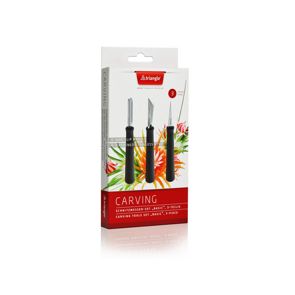 Set 3 coltelli per intagliare Basic