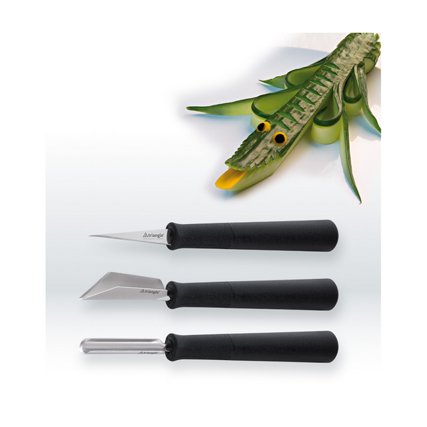 Set 3 coltelli per intagliare Basic