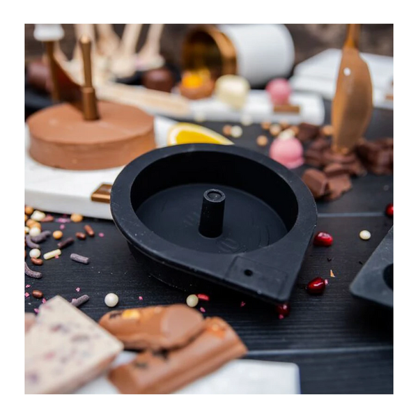 Stampo in silicone per dischi di cioccolato cm 12x11,5x3