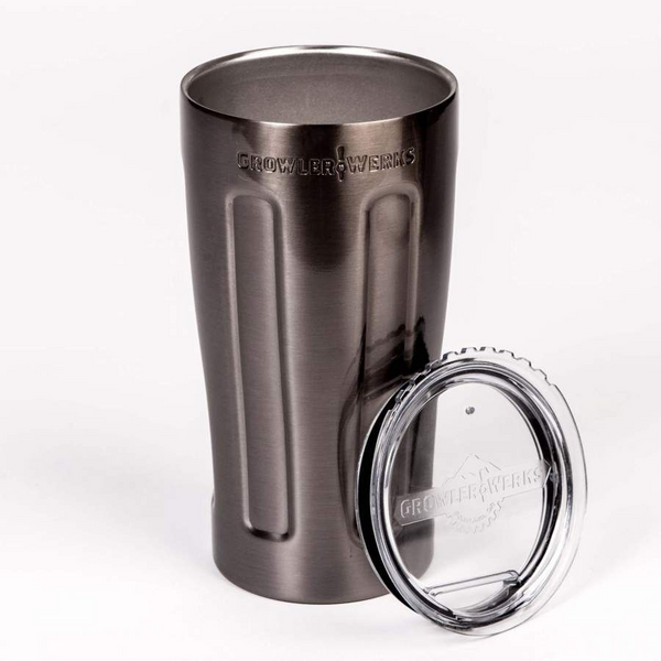 GrowlerWerks uPint™ colore nero lucido - 473 ml