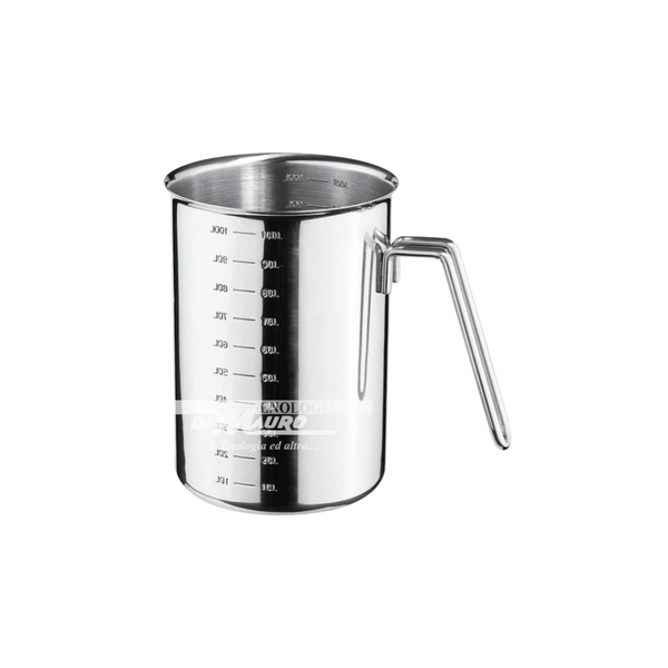 Misurino Con Manico Graduato Inox - 1 Lt