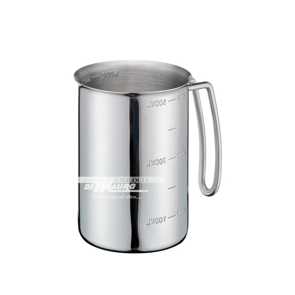 Misurino Con Manico Graduato Inox - 0,5 Lt