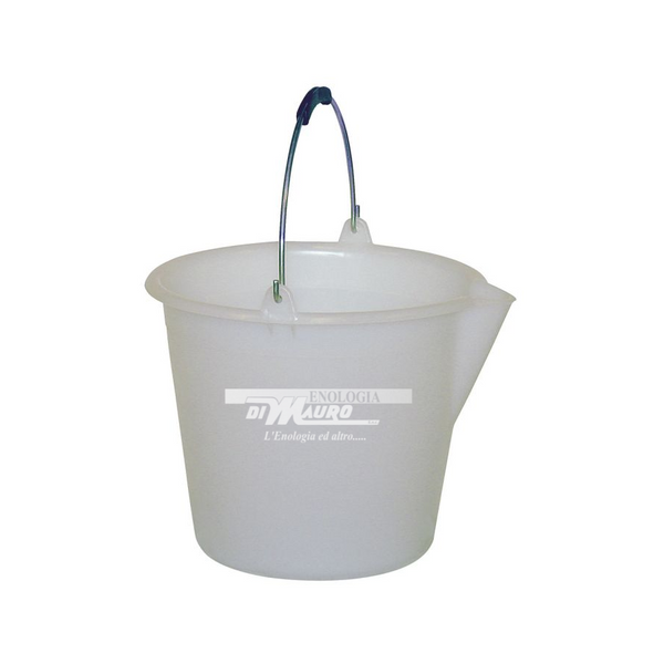 Secchio Industriale Graduato Con Becco - 15 Lt