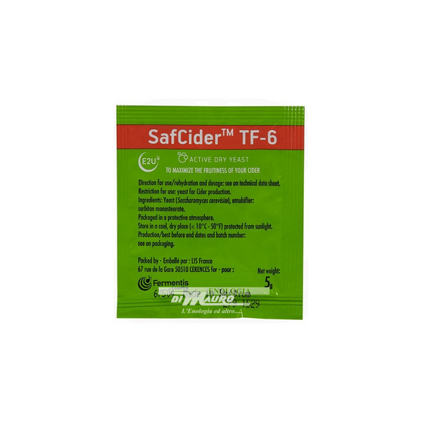 Lievito secco Fermentis SafCider TF-6 - g 5