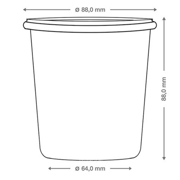 Vaso Weck Cilindrico 290 #900