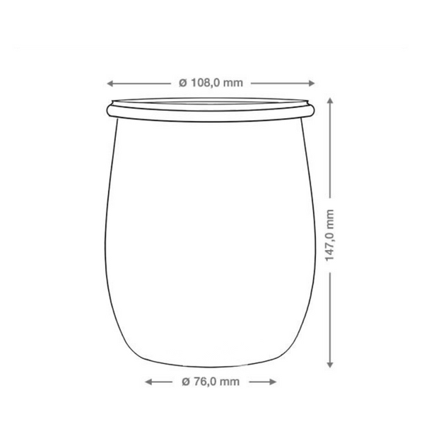 Vaso Weck Tulip 1062 #745