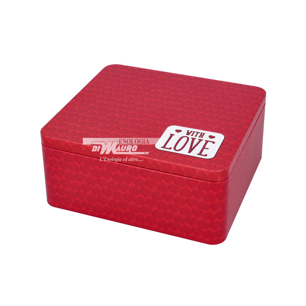 Latta Per Biscotti With Love - Rossa