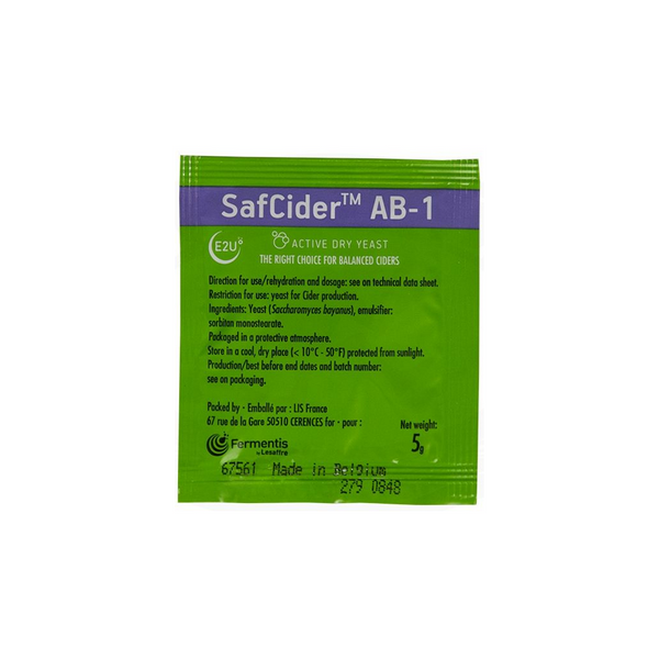 Lievito secco Fermentis SafCider AB-1 - g 5
