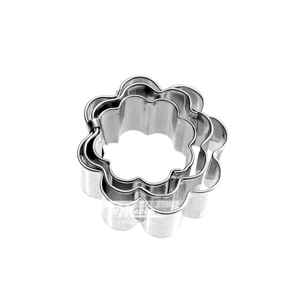 Stampino Fiore a 8 Petali - 3 pz.