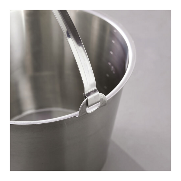 Secchio Inox Secchio Inox Graduato - 12 Lt – Di Mauro Enologia
