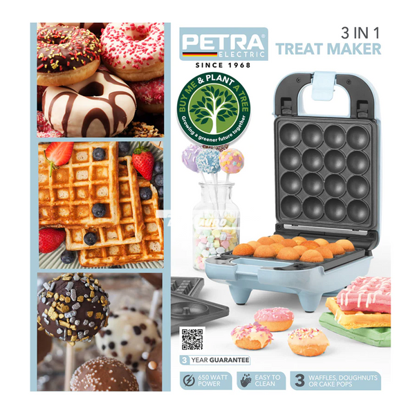 Cake Maker Mini 3 in 1 - Waffle, Donuts, Cakepops