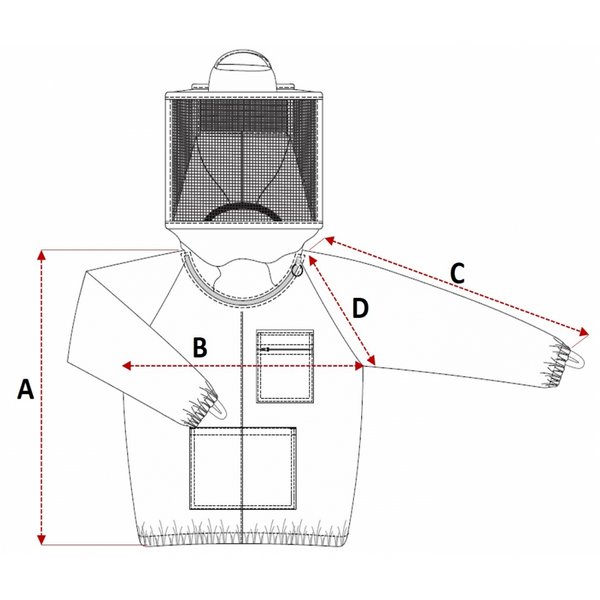 Maschera Quadrata a Camiciotto - Taglia S/M