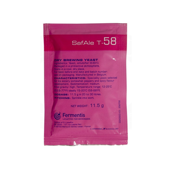 Lievito secco Fermentis SafAle™ T-58 - g 11,5