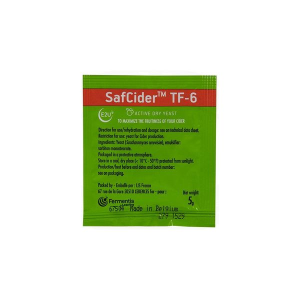 Lievito secco Fermentis SafCider TF-6 - g 5