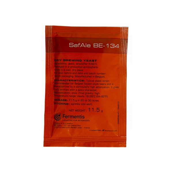 Lievito secco Fermentis SafAle™ BE-134 (Saison) - g 11,5